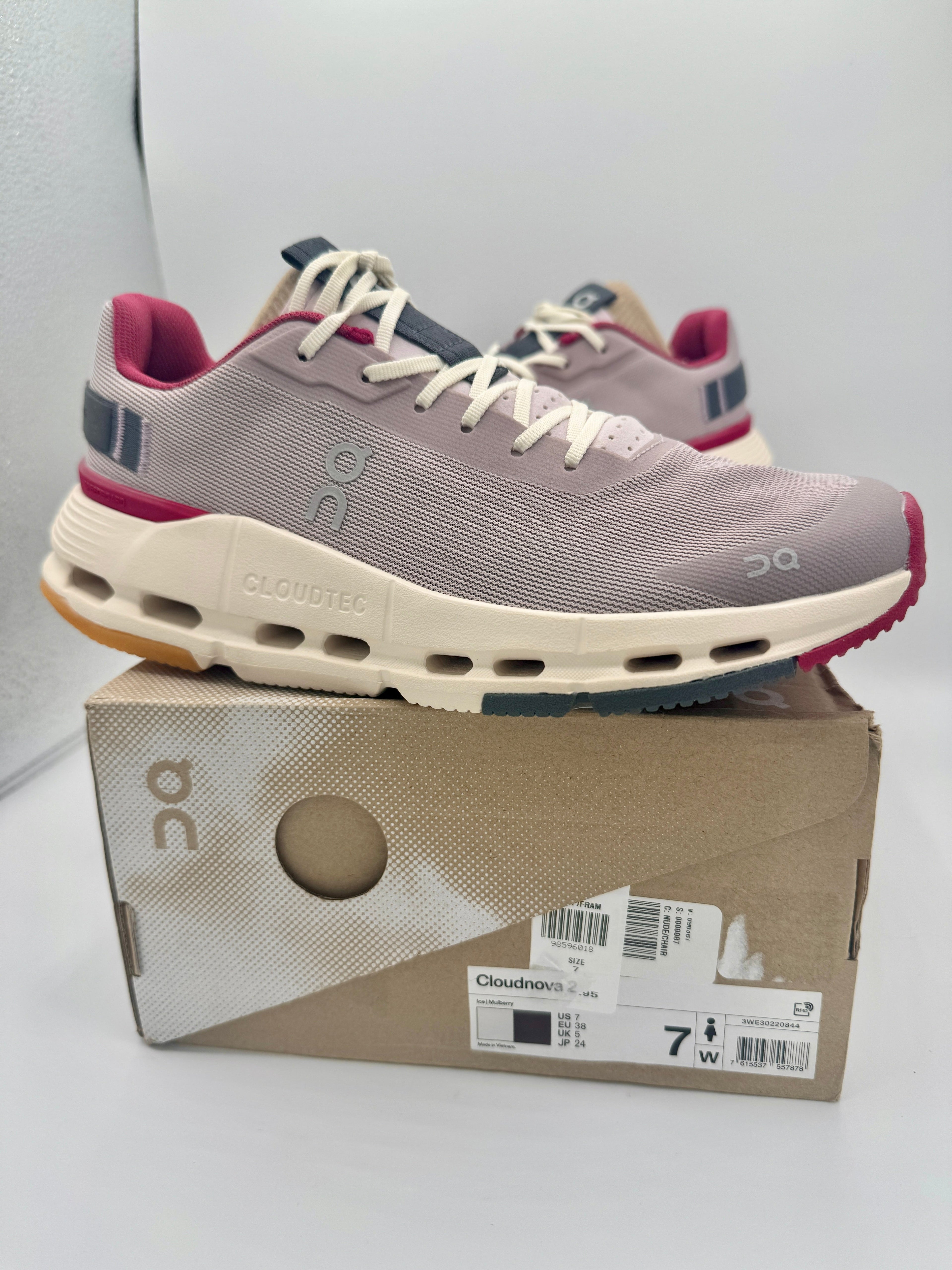 On Cloudnova Form 2 Sneakers Women’s Running Shoes - Fade / Orchid