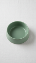 Sage Green Ceramic Pet Food Bowl