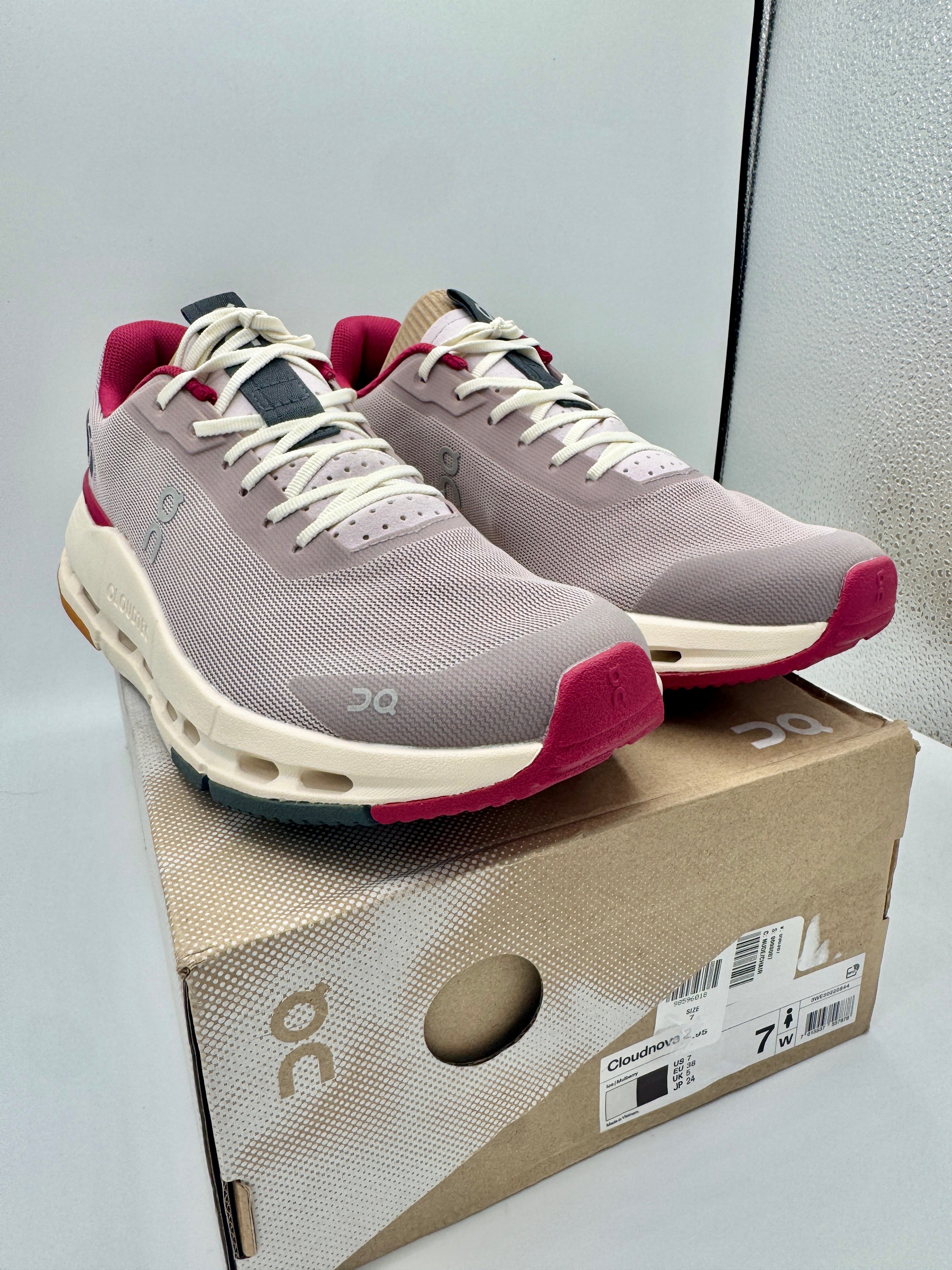 On Cloudnova Form 2 Sneakers Women’s Running Shoes - Fade / Orchid