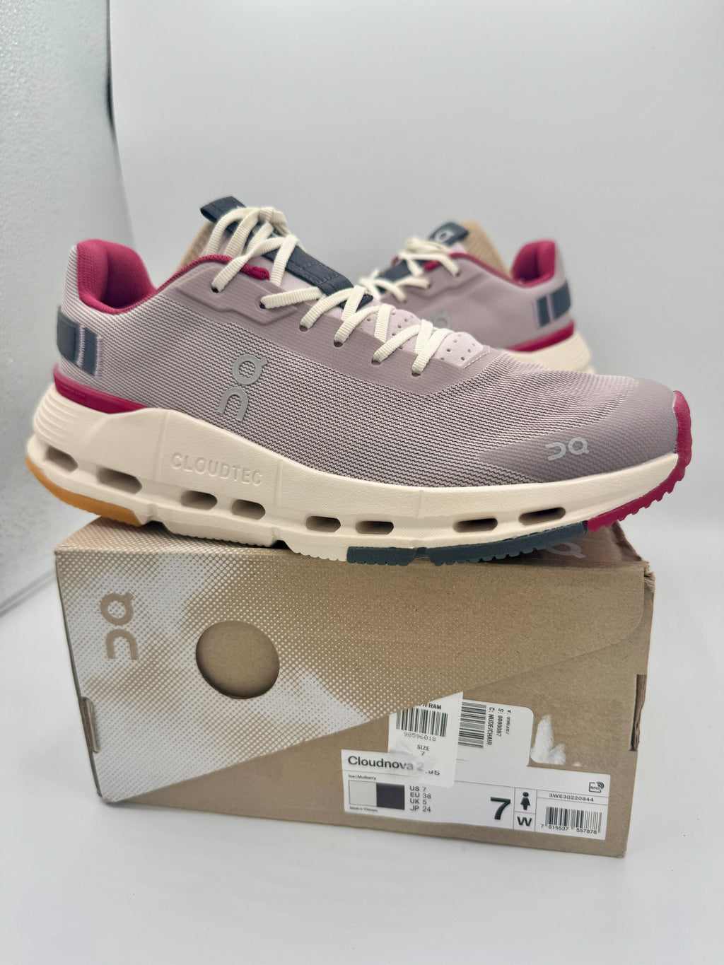 On Cloudnova Form 2 Sneakers Women’s Running Shoes - Fade / Orchid