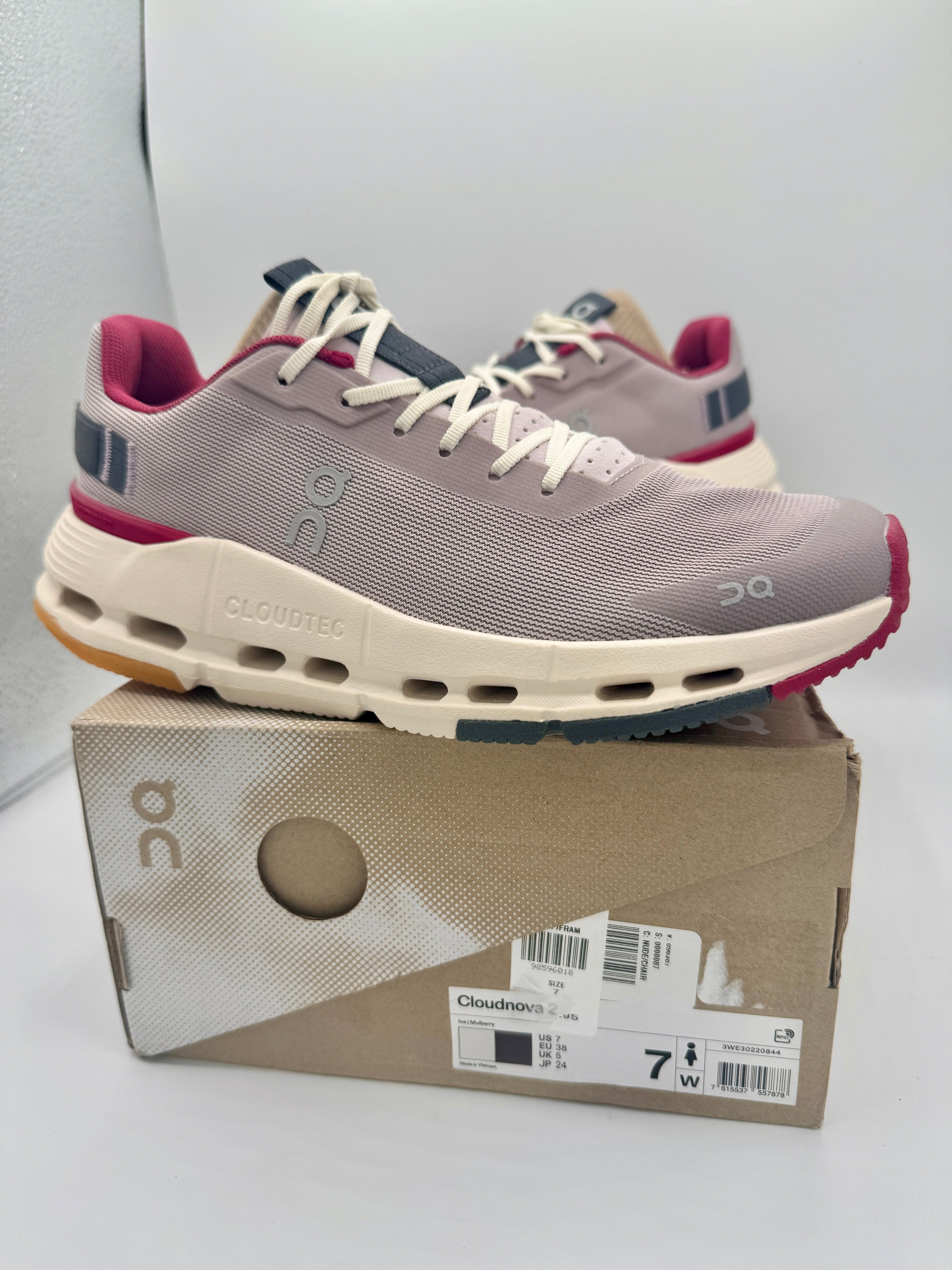 On Cloudnova Form 2 Sneakers Women’s Running Shoes - Fade / Orchid