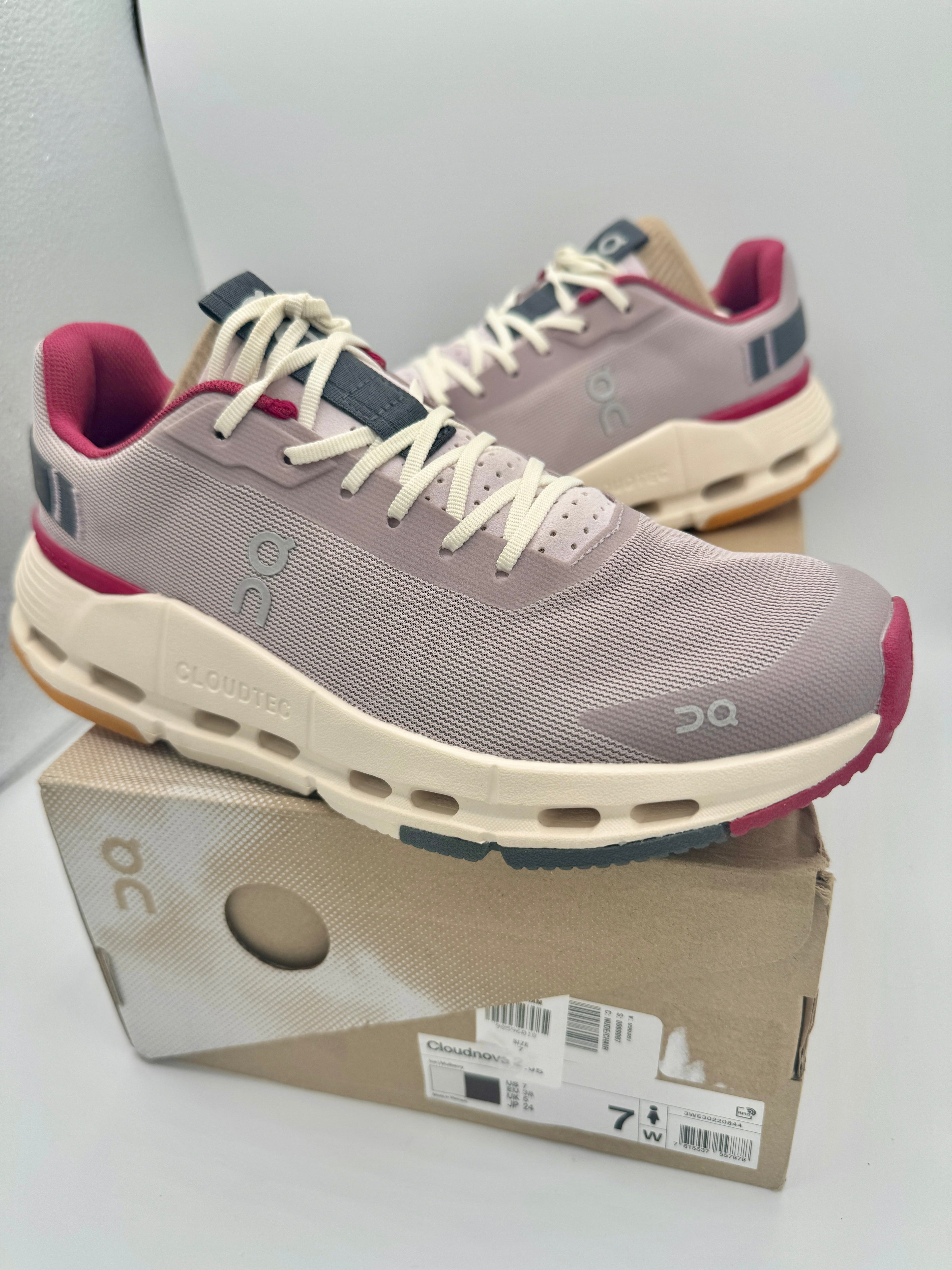 On Cloudnova Form 2 Sneakers Women’s Running Shoes - Fade / Orchid