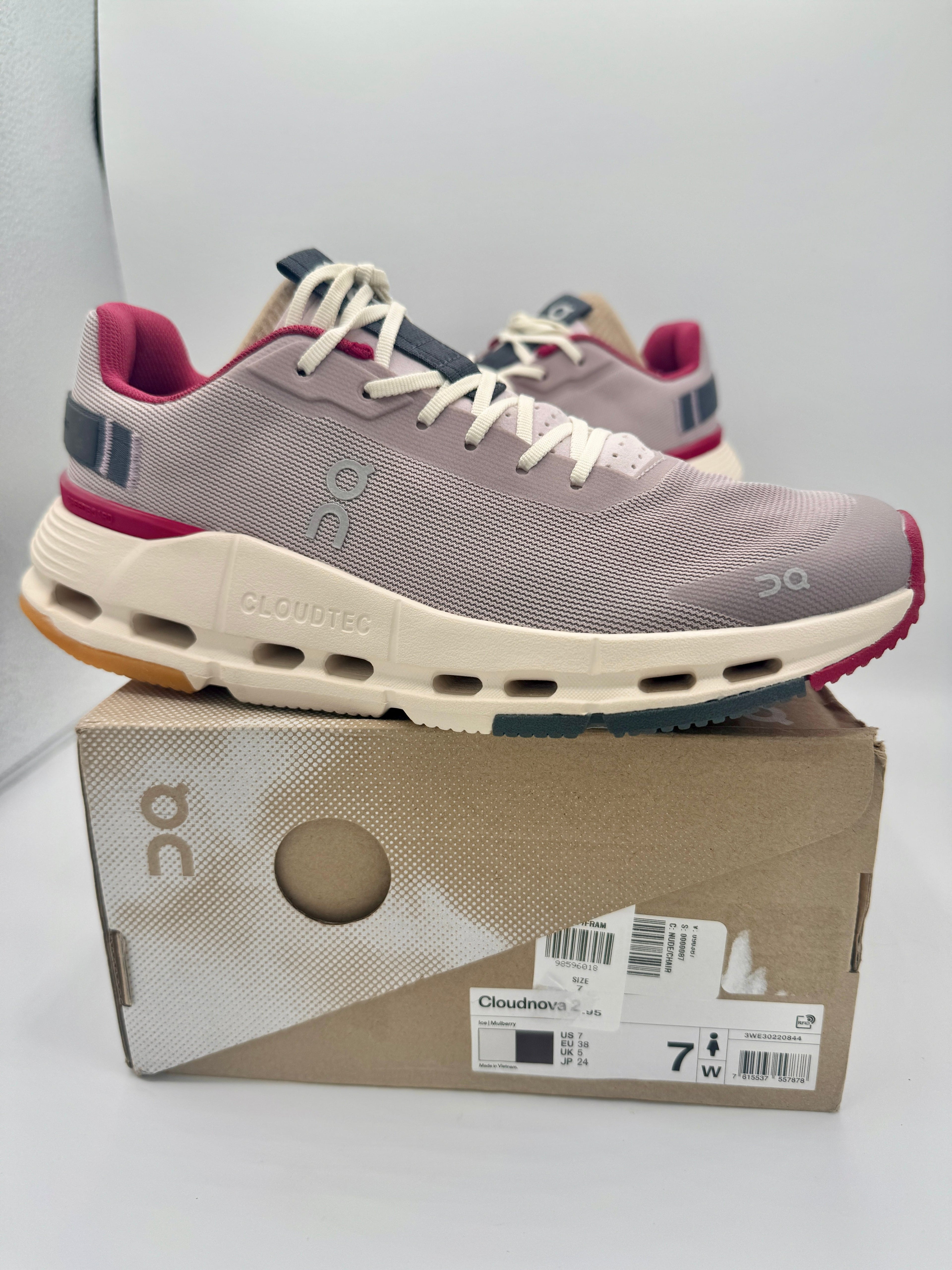 On Cloudnova Form 2 Sneakers Women’s Running Shoes - Fade / Orchid
