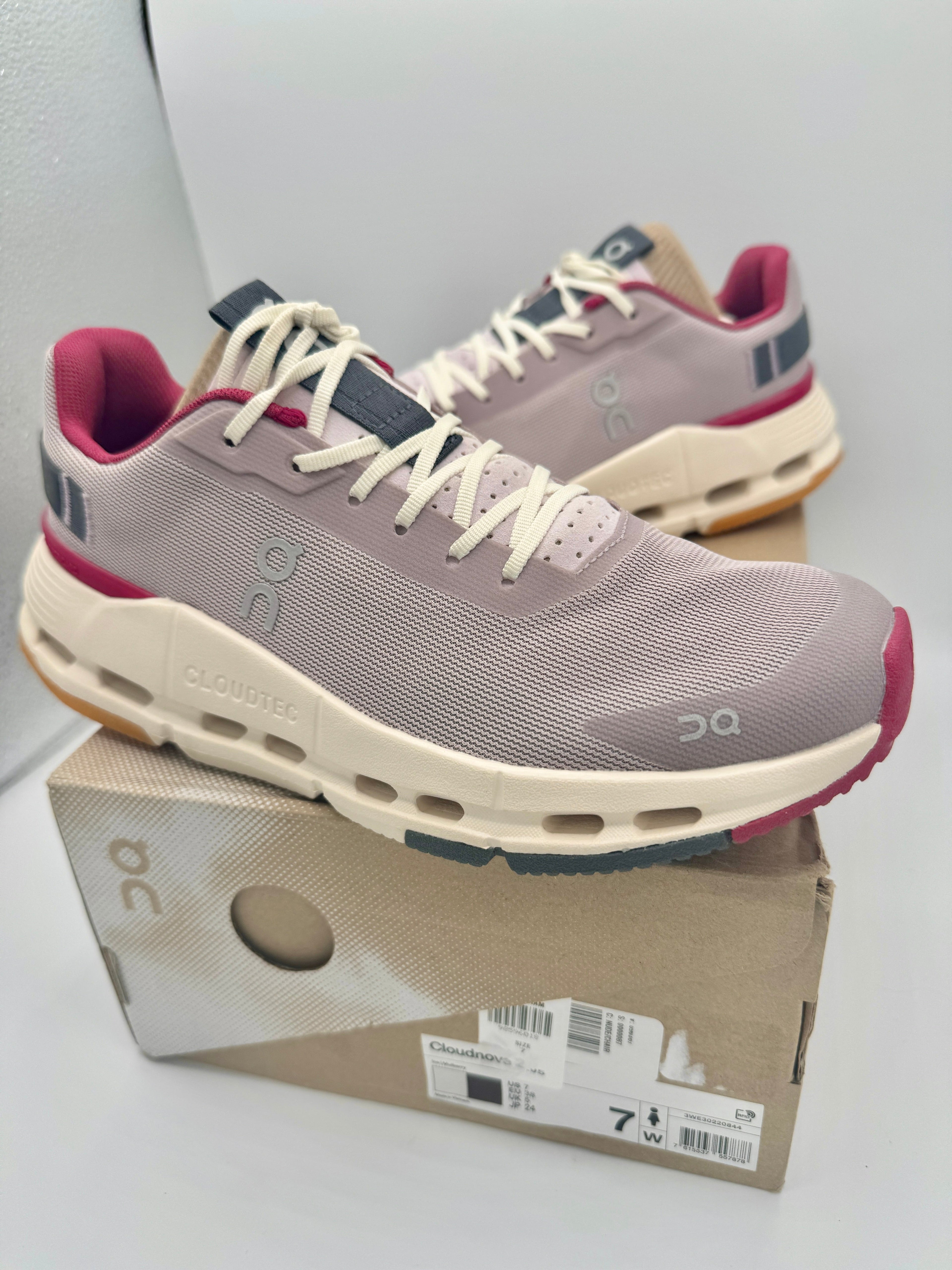 On Cloudnova Form 2 Sneakers Women’s Running Shoes - Fade / Orchid