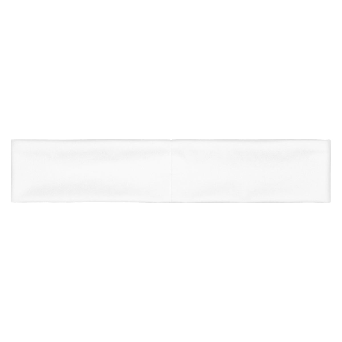 White all-over-print Trust & Believe headband by Tristan's Outlet, featuring a stylish and comfortable headband design.