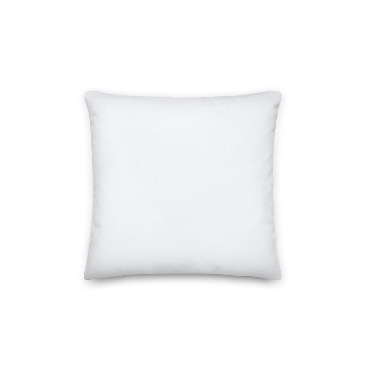 All-over-print 14x14-inch faith throw pillow with biblical verse from 1 Corinthians 16:13, premium fabric, Tristan's Outlet.