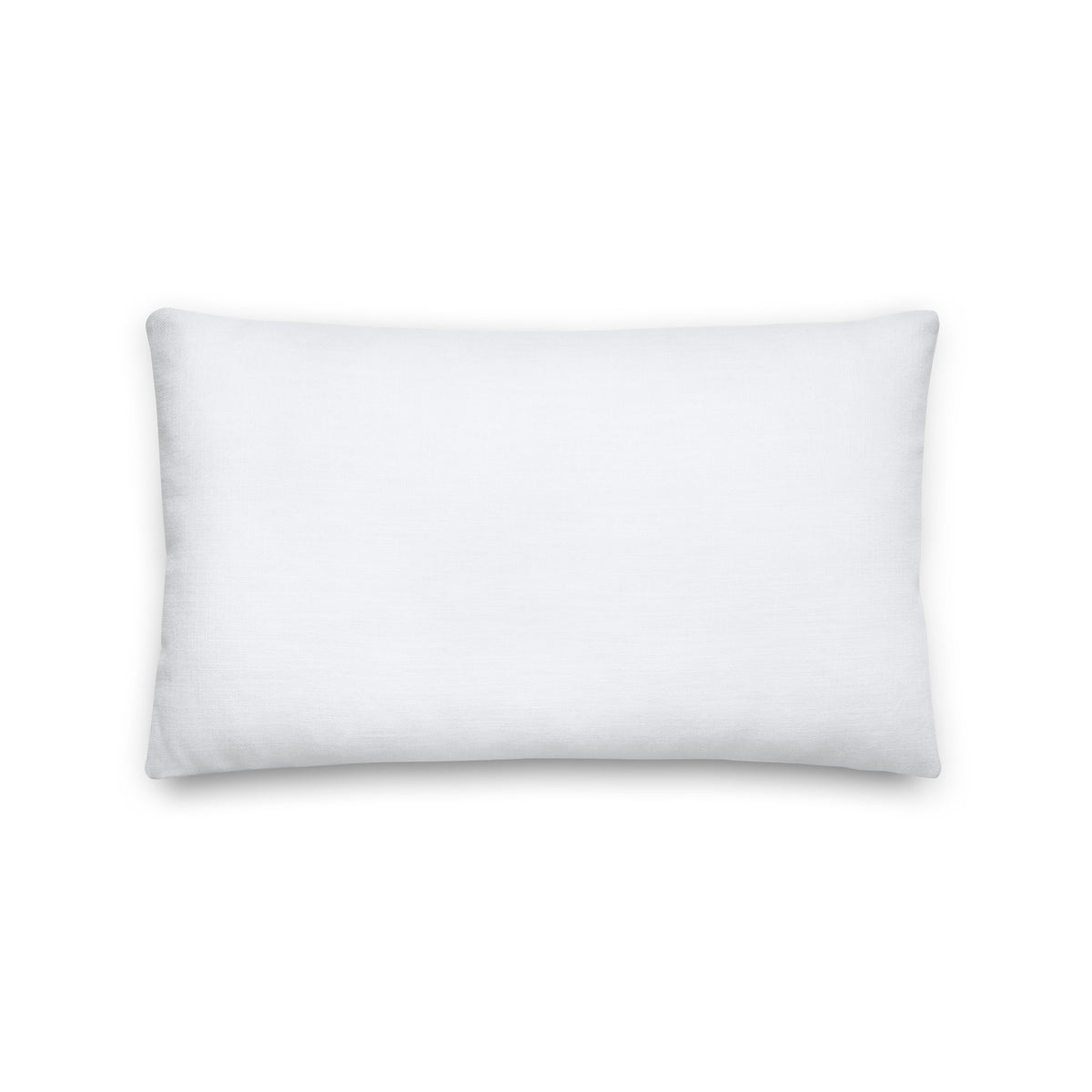 All-over-print God So Loved the World throw pillow featuring Proverbs 3:5, 20x12 inches, premium fabric from Tristan's Outlet