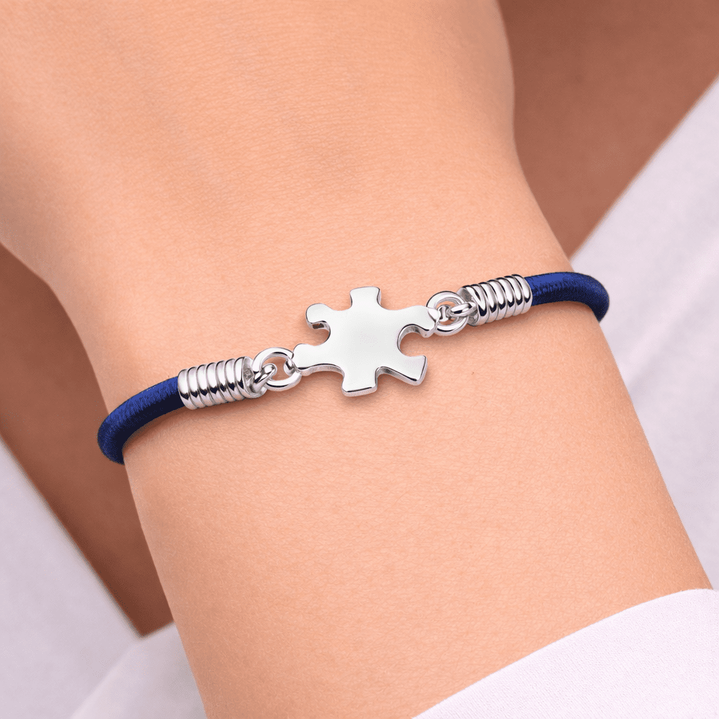 Puzzle Piece Autism Awareness Stretch Bracelets