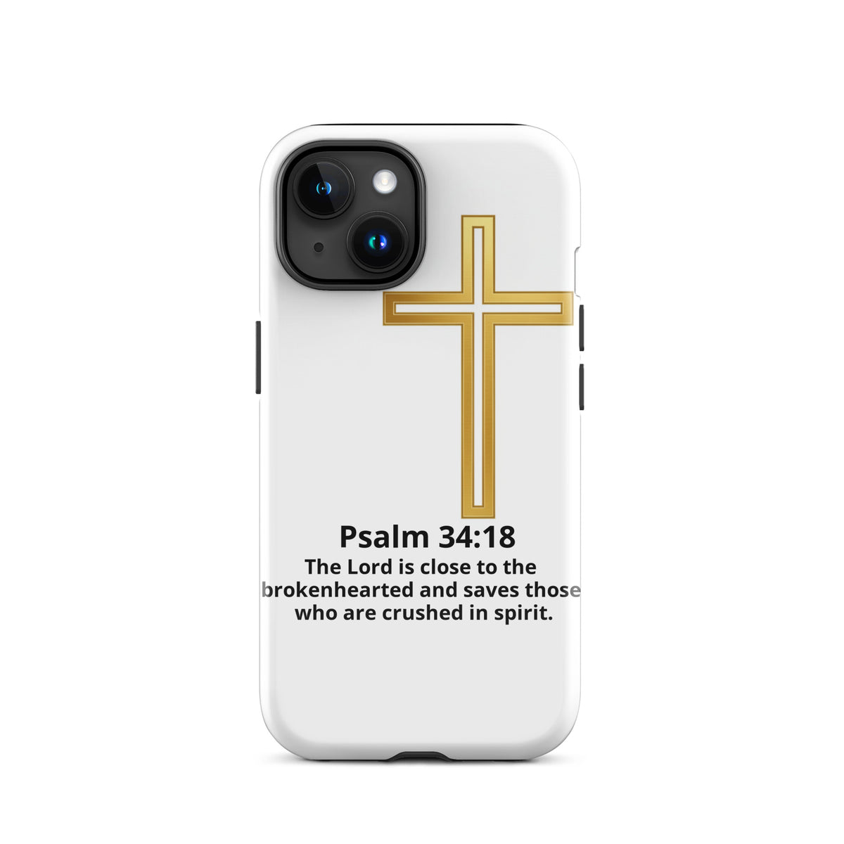 Glossy graphic print tough iPhone case for iPhone 15 by Tristan's Outlet, featuring vibrant, durable protection for your device.