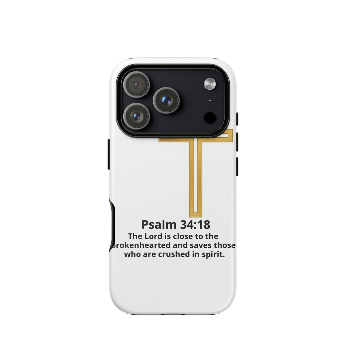 Glossy iPhone 17 Pro tough case with graphic print from Tristan's Outlet, showcasing durable protection and vibrant design.