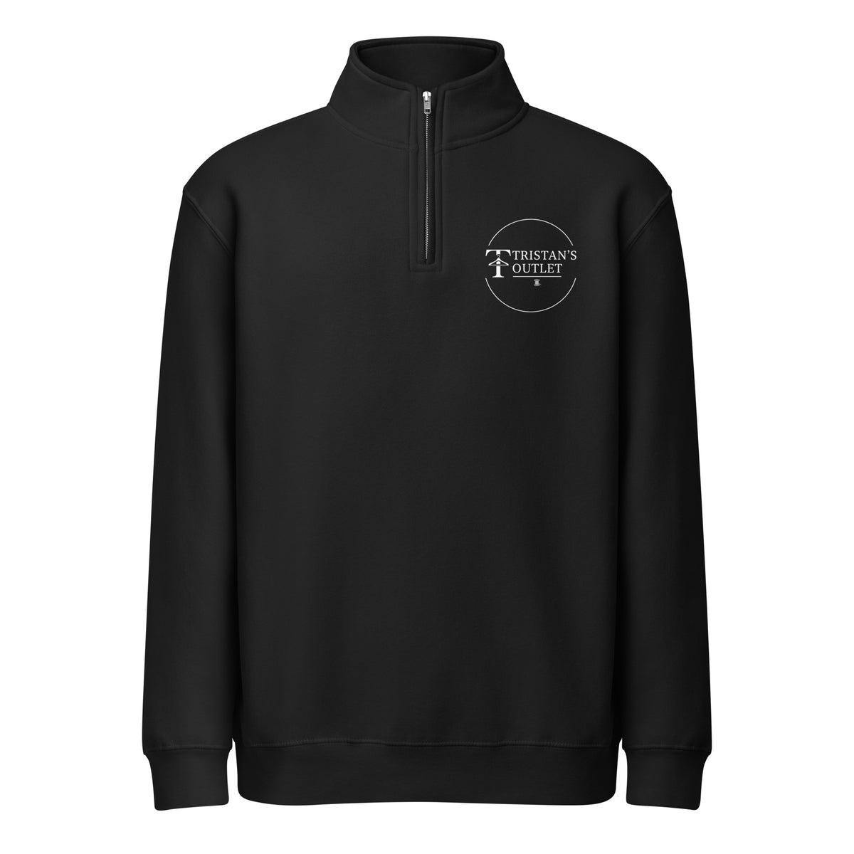 Black unisex premium quarter zip sweatshirt featuring Ecclesiastes 11:6 scripture, by Tristan's Outlet.