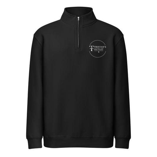Black unisex premium quarter zip sweatshirt featuring Ecclesiastes 11:6 scripture, by Tristan's Outlet.