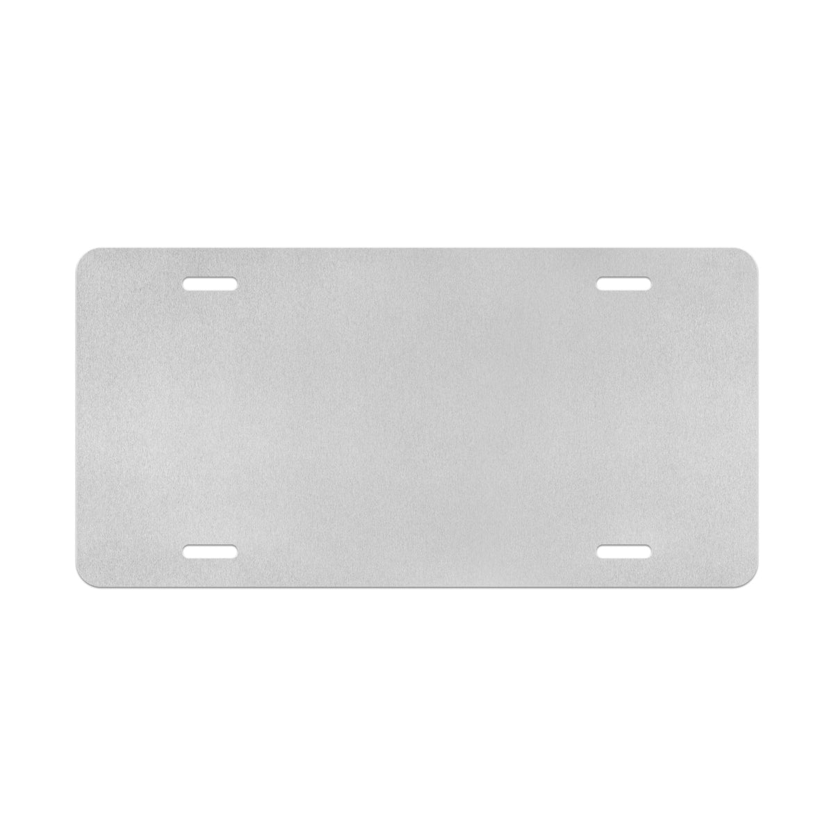 White glossy license plate featuring John 3:16 scripture verse, designed for front vehicle mounting, by Tristan's Outlet.